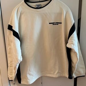 Vintage White Reebok Crewneck